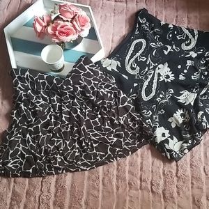 2 skirts